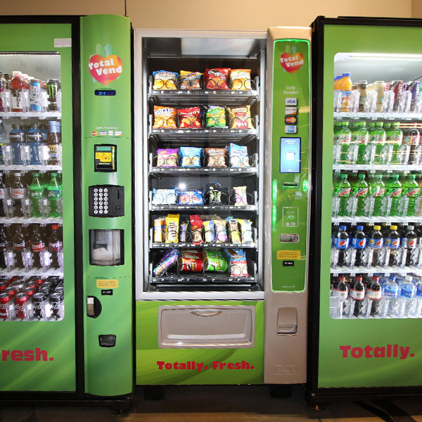 Vending machines in a Louisville break room